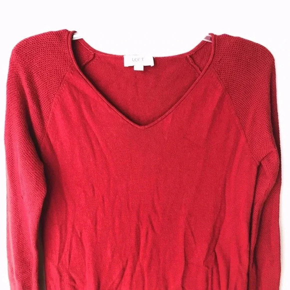 Loft red sweater - Picture 7 of 7